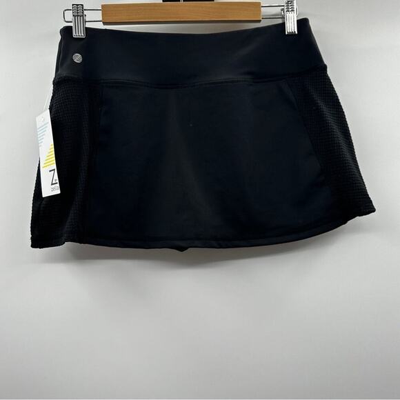Z by Zella Black Perforated Eyelet Activewear Golf Tennis Skort Size M - Picture 2 of 9